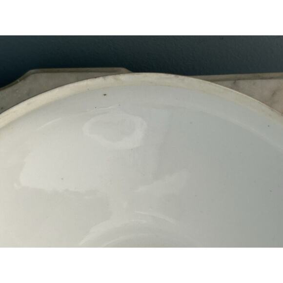 Vintage Wm. Guerin & Co. France Limoges Pink Rose Covered Round Serving Bowl - Picture 6 of 16